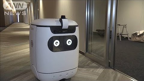“配送ロボット”実験　建物の中を自走し商品お届け(2021年4月20日)