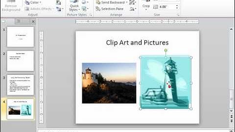 PowerPoint 2010 Tutorial Basic Graphic Manipulation Microsoft Training Lesson 5.2