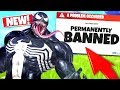 *NEW* Random VENOM Voice Troller Got Me BANNED From Fortnite!