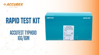 Accutest Typhoid Rapid Card Test Kit Typhoid Test Rapid Test Typhoid Meaning Accurex