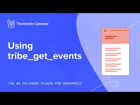 Using tribe_get_events