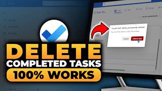 How To Delete Completed Tasks Microsoft To Do (𝟮𝟬𝟮𝟲) | 100% WORKS | NO Yapping, To The Point & EASY!
