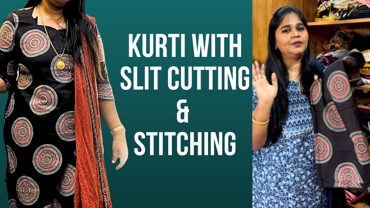 Kurti Cutting & Stitching Simple & Easy Method 