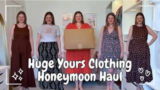 HUGE Yours Clothing Plus Size Haul - Honeymoon Outfits! 💍☀️👰🏼‍♀️
