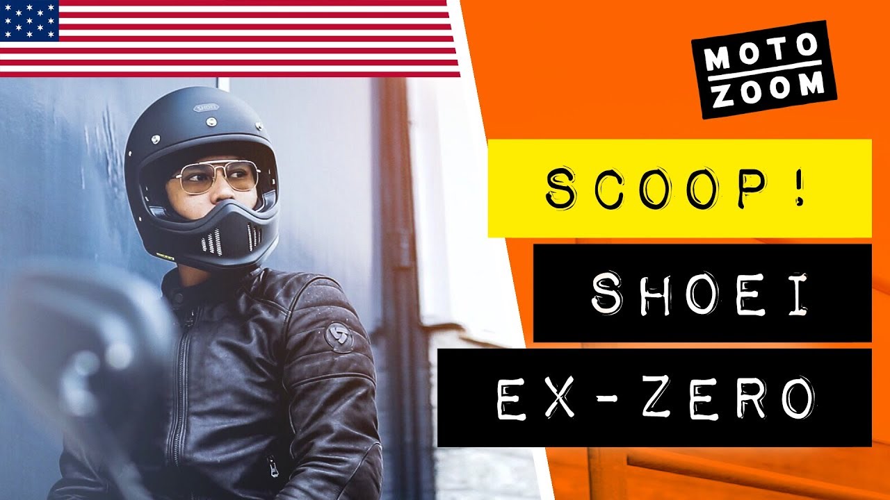 En Us New Shoei Ex Zero Retro Motorcycle Helmet Exclusive First Look Youtube