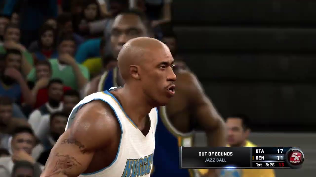 NBA 2K11 Gameplay - Utah Jazz vs Denver Nuggets