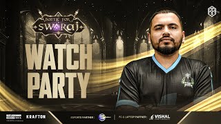 RA Esports Presents, Battle For Swaraj S1 | League Stage Day 3 | Watch Party with SID