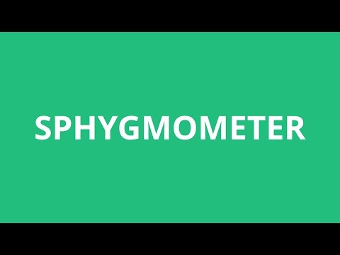Vidéo: Est-ce que sphygmomètre est un mot ?