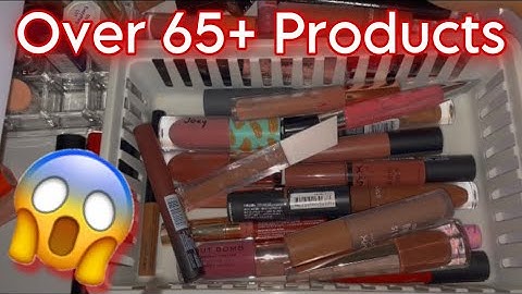 Makeup Declutter Part 4 | Lip Products