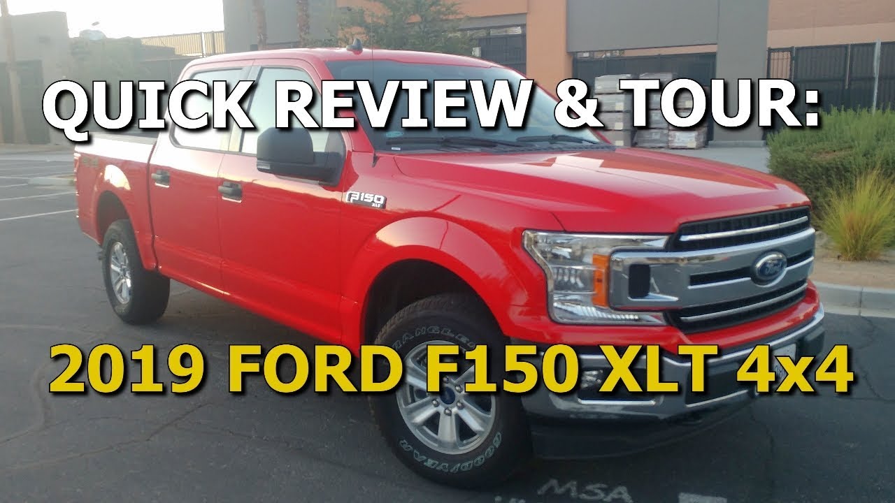 Quick Review 2019 Ford F150 Xlt 4x4 With Interior And Exterior Tour