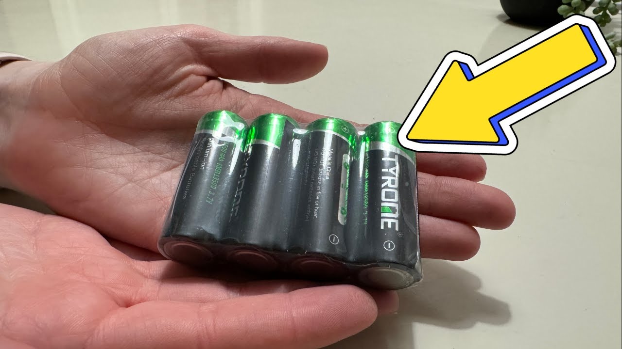Unboxing the tyrone Rechargeable Batteries