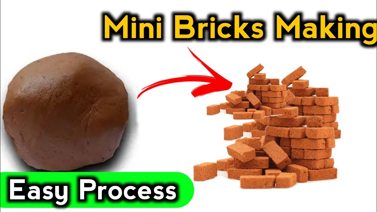 How To Making Mini Bricks Using Clays /मिट्टी के मदद से मिनी इट केसे बनाया /Easy Prosess