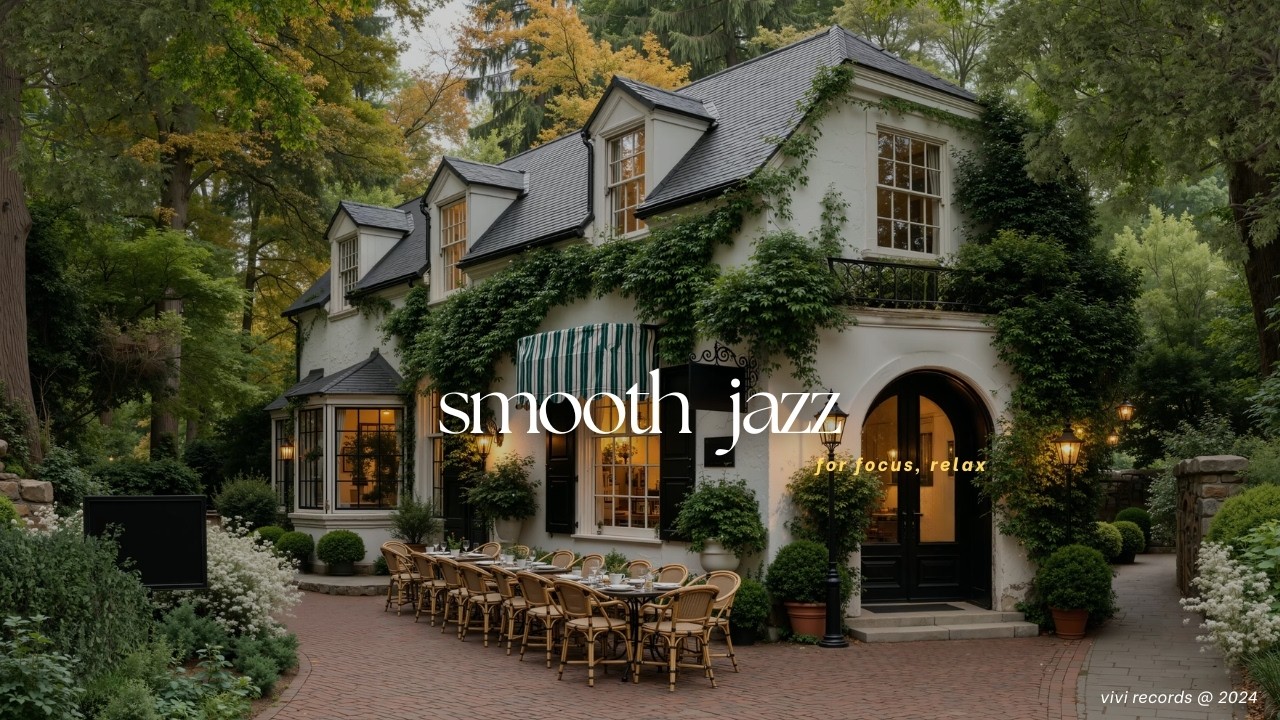 Cover Outdoor Smooth Jazz For Stress Relief | Cozy Summer Jazz and Nature Therapy For Calm & Relax