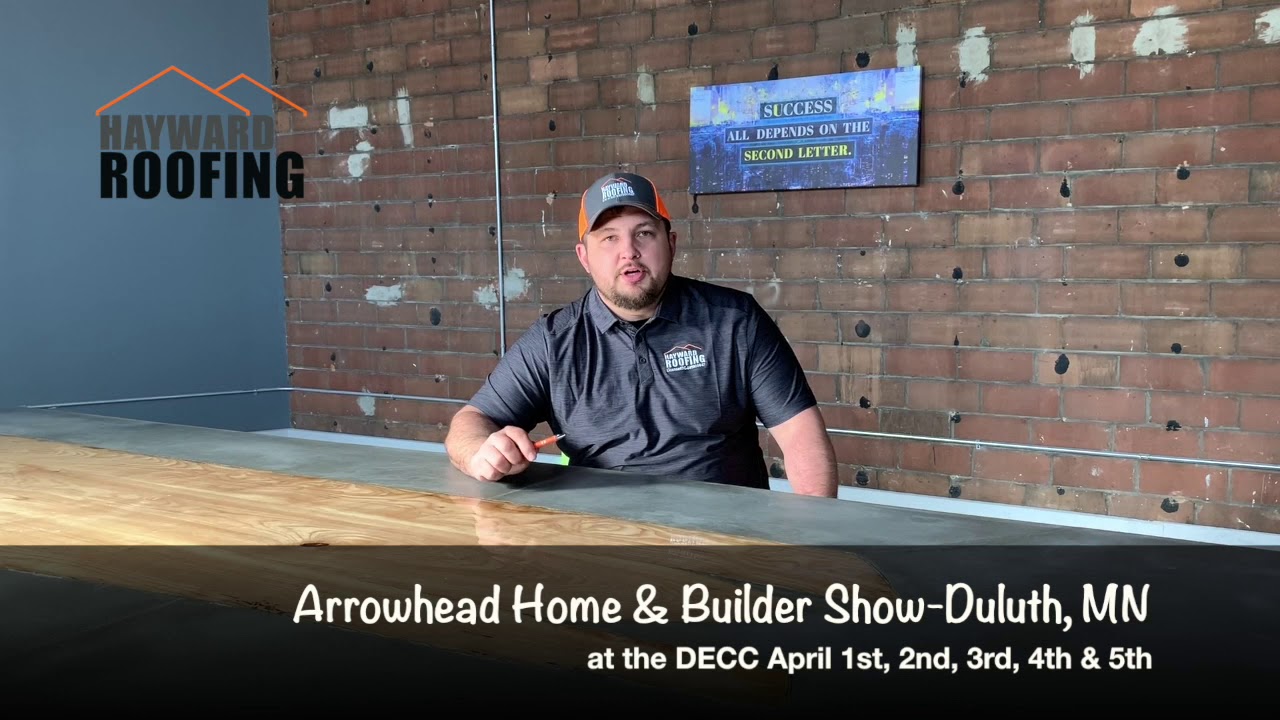 Hayward Roofing at the Arrowhead Home & Builders Show 2020! YouTube