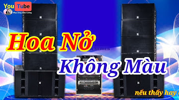 Hoa Nở Không Màu Nhạc sống không lời cực sôi động Organ Quốc Cường
