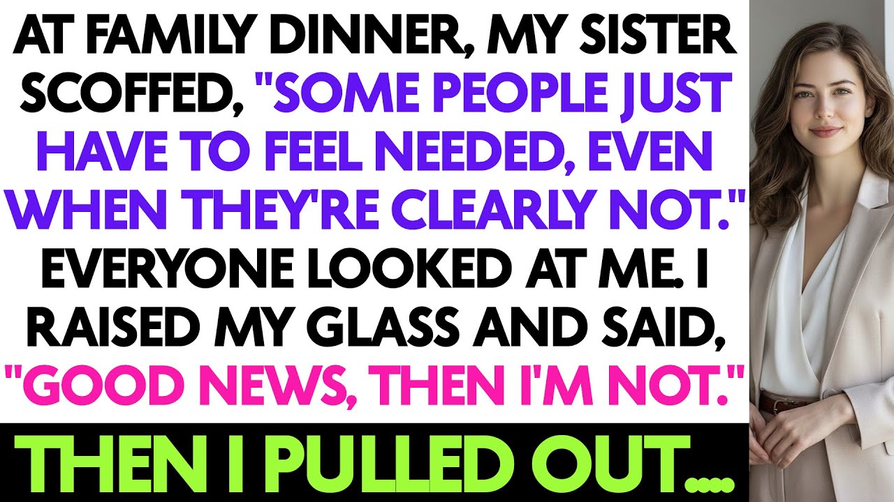 “At Family Dinner, My Sister Scoffed, ‘Some People Just Have To Feel Needed, Even…’”