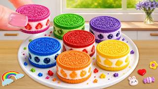 💙Best of Rainbow OREO Cake Recipe💙Must Try Miniature Chocolate Fruit Cake | Mini Cake Wonderland