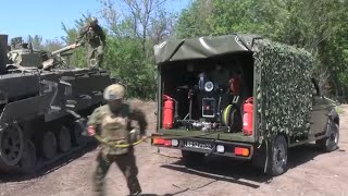 Mini fuel tankers appeared in the Russian army