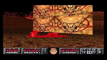 Doom (PS1) MAP 23: Tower of Babel (100%)