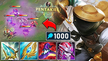 I HIT 1000 AP ON SINGED AND MY POISON SUFFOCATES YOU! (FIRST PENTAKILL OF SEASON 13)