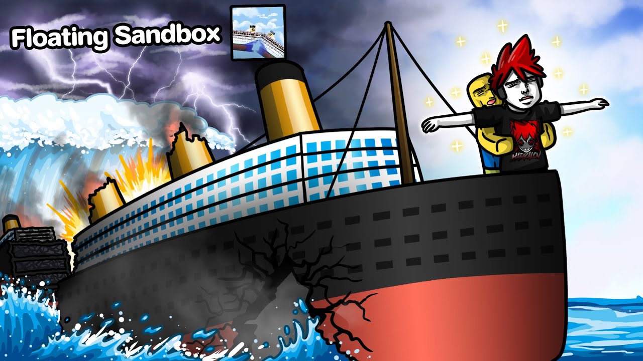 Floating Sandbox : 🌊🚢 การทดลองเรือไททานิค ปะทะ คลื่นสึนามิยักษ์ ...