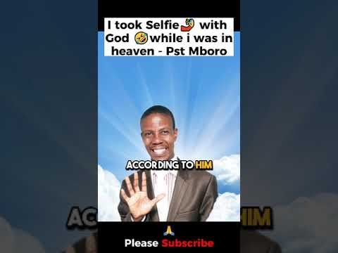 Pastor Who Took Selfie With God Mboro South Africa Shorts Heaven Ruggedmedia