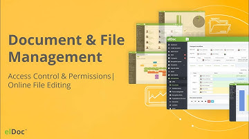 elDoc - Access Control & Permissions | Online File Editing | File Management