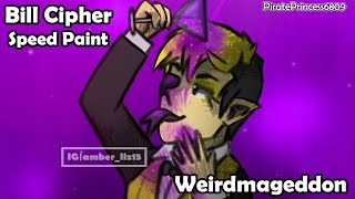 Bill Cipher [Human] | Speedpaint