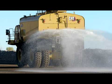 Cat® Water Delivery System: Control Dust Efficiently
