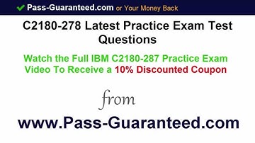 C2180-278 - Exam Test Questions PDF Answers