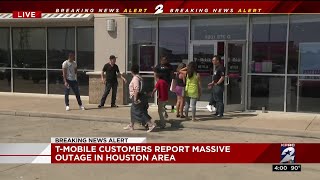 T-mobile customers report massive outage in Houston area