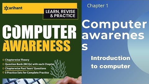 PART:1. Computer awareness || chapter 1 || Introduction to computer( by arihant) for all exam #jkpsi