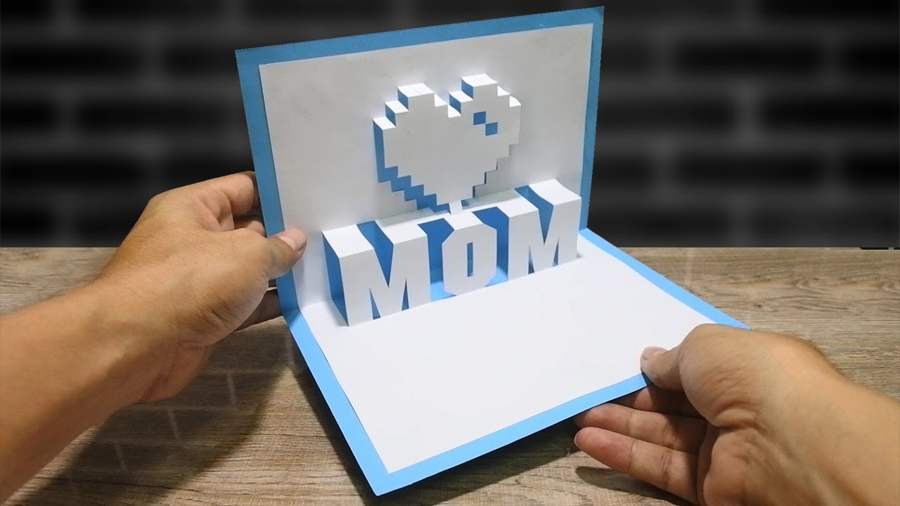 DIY การ์ดวันแม่ Pop Up 3 มิติ | Mother's day Card