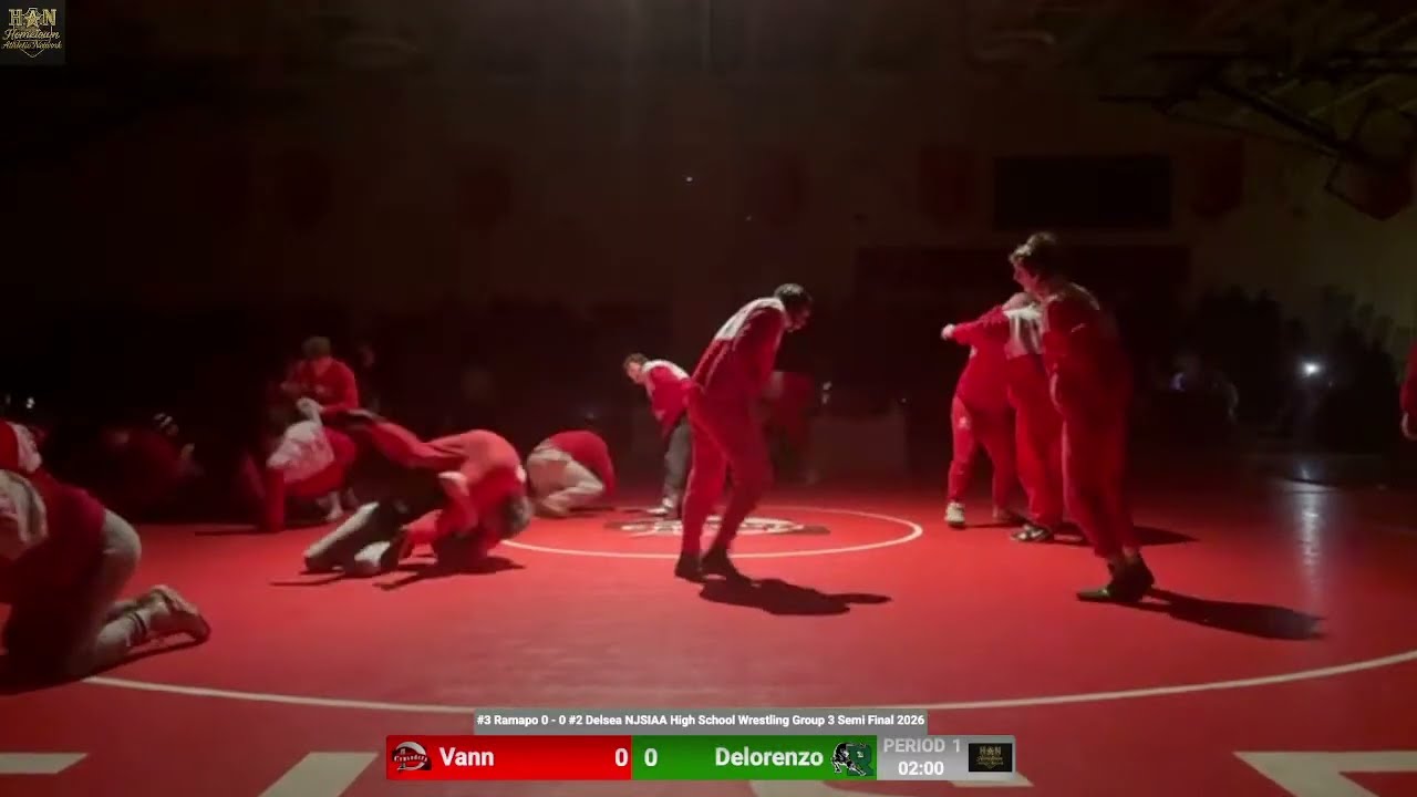 #3 Ramapo @ #2 Delsea NJSIAA High School Wrestling Group 3 Semi Final 2026
