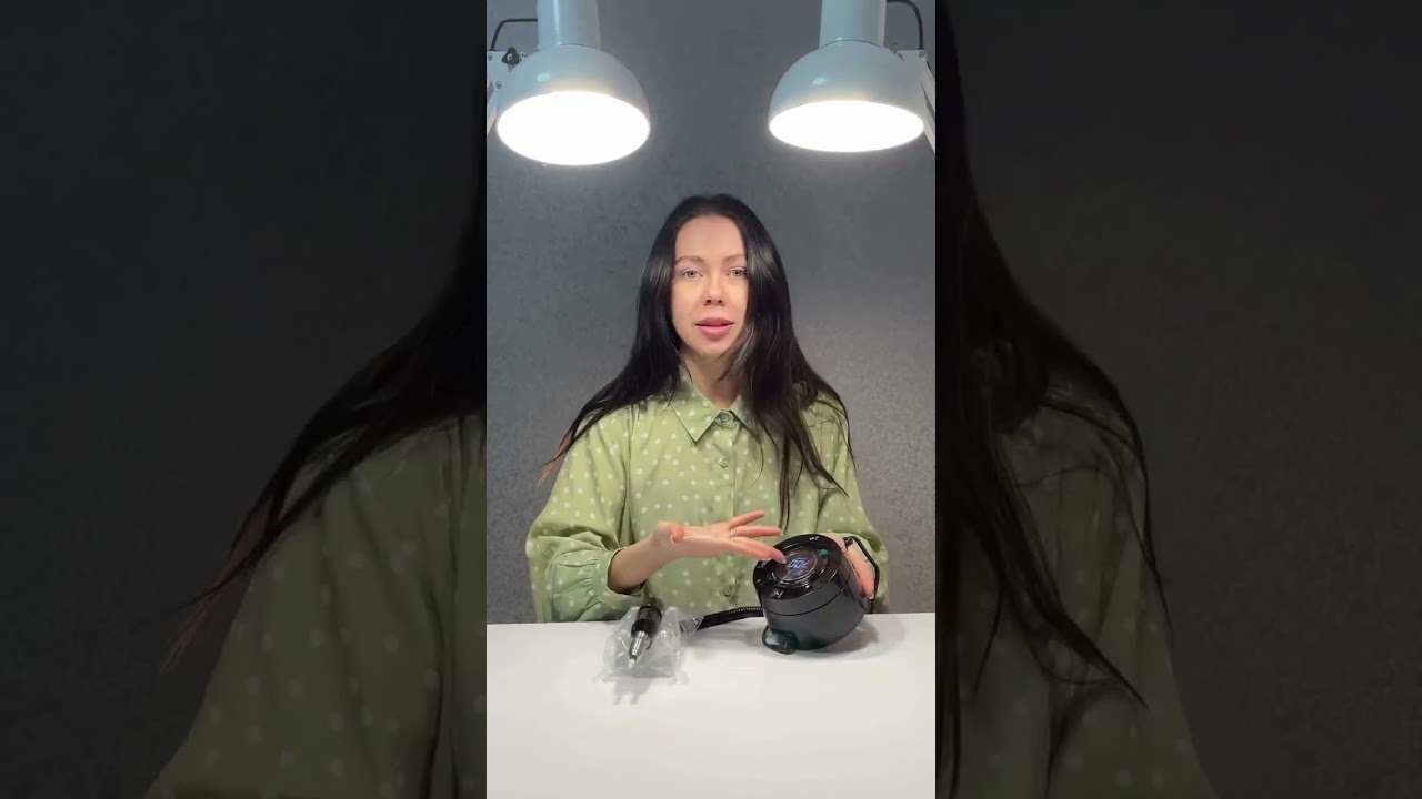 Фрезер Для Маникюра Saeshin Brillian Black | Можно Переключать Реверс На Оборотах