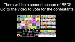 BFDI Second Season Voting