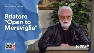 Crozza Briatore sulla campagna con la Venere di Botticelli 