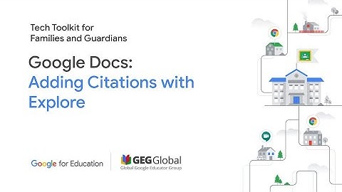 Google Docs: Adding Citations with Explore