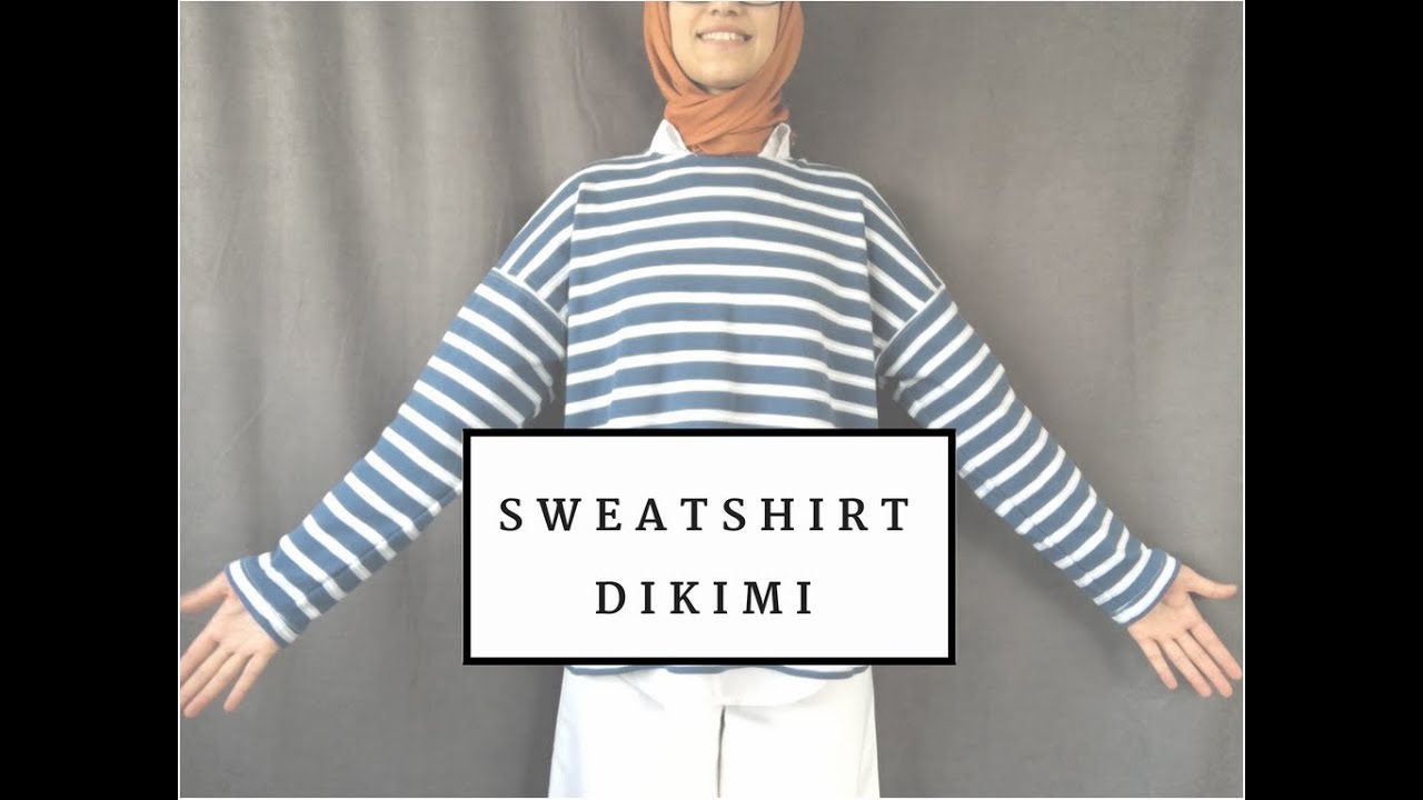 Sweatshirt Dikimi | #cizgilikumas | Kendin Dik
