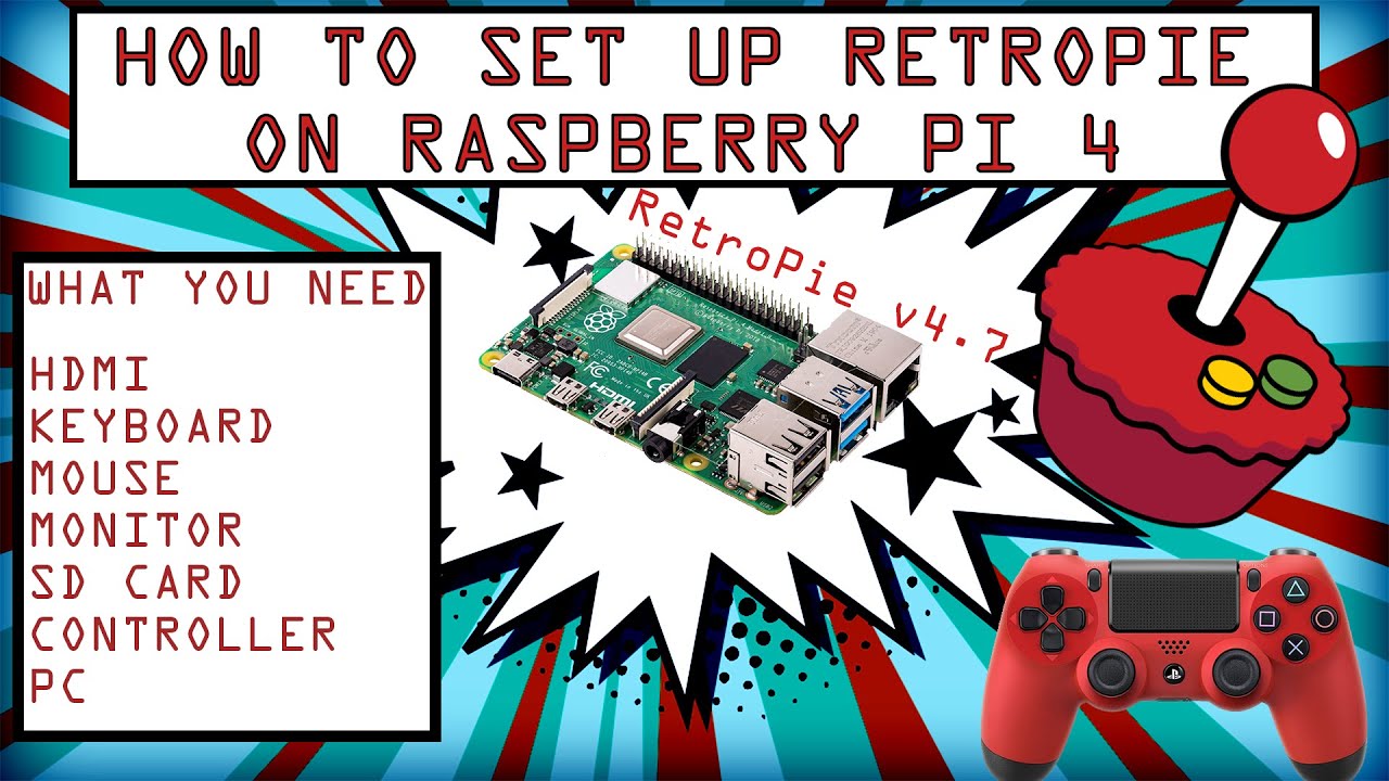how to set up retropie on raspberry pi 4