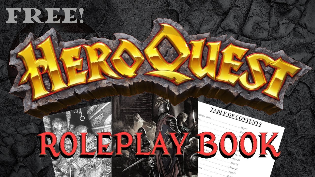 The FREE HeroQuest Roleplay Book For ADVANCED Play!