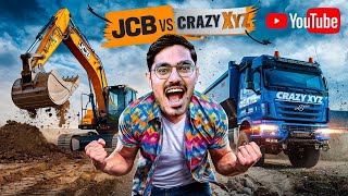 TRUCK VS JCB🔥   Who Will Win