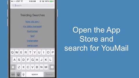 Downloading the YouMail App on the iPhone