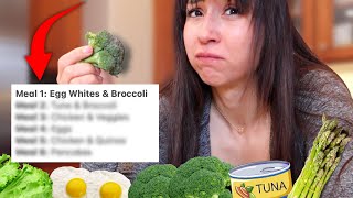 I Survived 24 Hours Eating The FIRST Meal Plan I Ever Wrote!