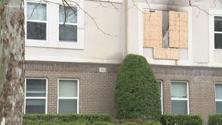 Man charged with arson after fire at his mother's senior apartment complex