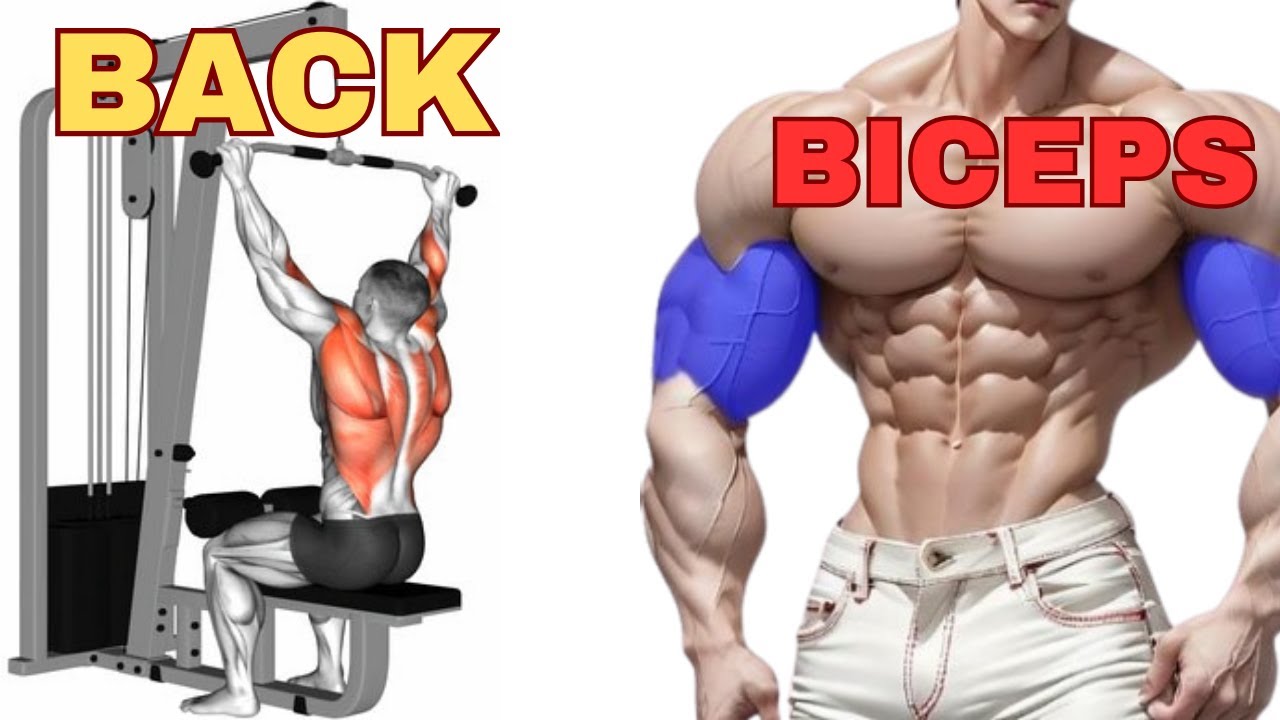 MONSTER BACK + HUGE BICEPS🔥|| #biceps #backworkout #armsworkout # ...