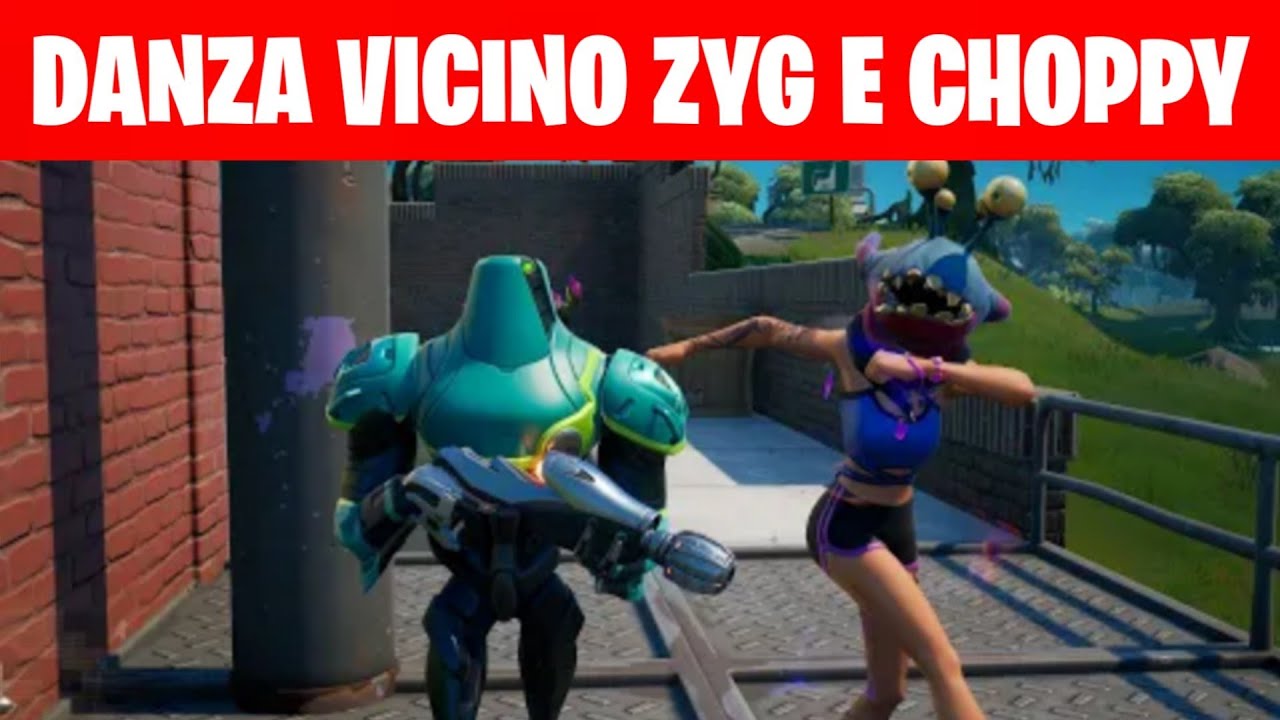 Danza Vicino A Zyg E Choppy Posizione Esatta Incarichi Leggendari Settimana 5 Fortnite Ita Youtube