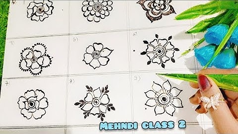 Mehndi Class-2 /how to learn Mehndi for beginners/line practice/mehndi class/Mehndi course/Mehndi