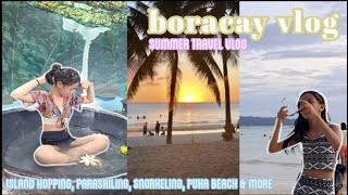 boracay 2022 | islandhopping, parasailing, snorkeling, kawa bath \& more |travel vlog | alyana_imnida