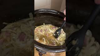 Slow cooker Beef Stroganoff